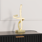 Infibrite Golden 16in. Swirl Touch Dimming LED Table Lamp - image 6