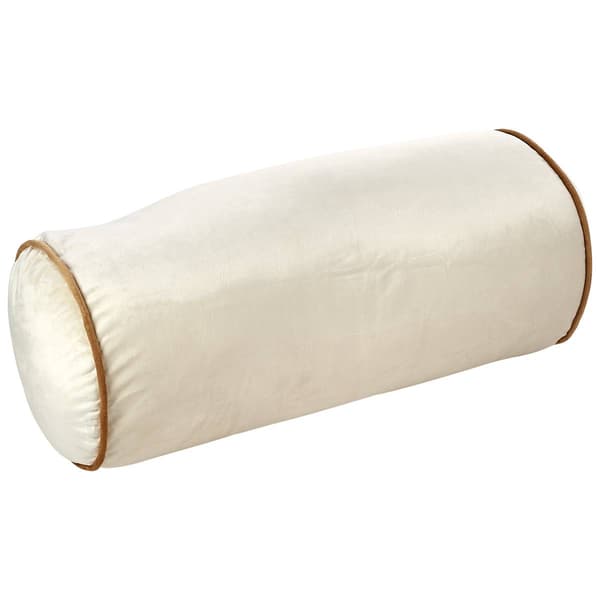 Velvet w/ Contrasting Piping Decorative Pillow - 9x18 - image 