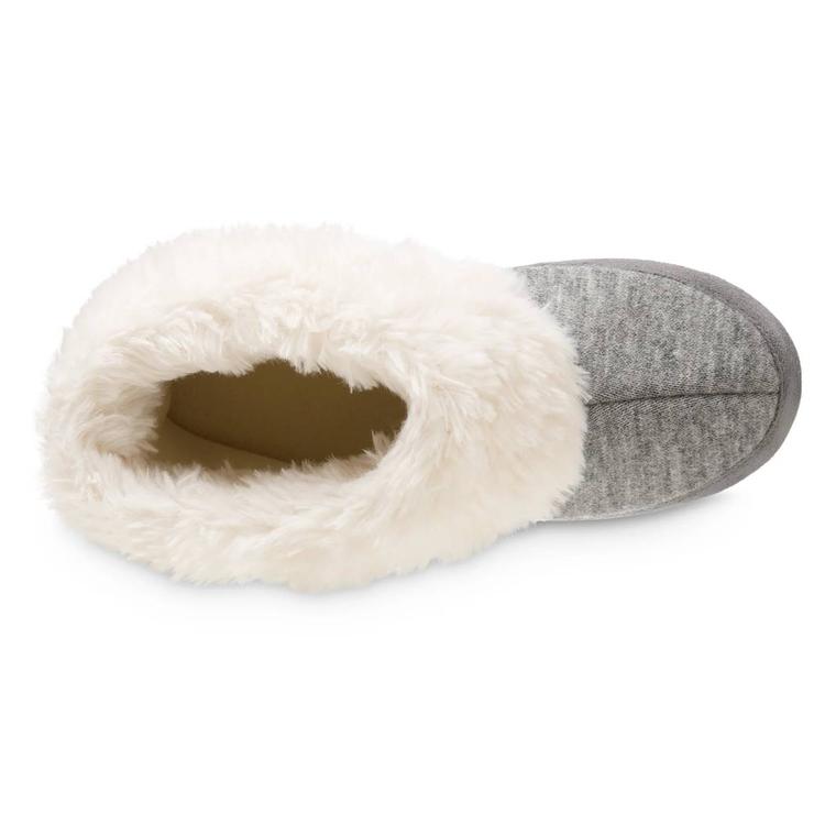 Womens Isotoner® Heather Knit Marisol Boot Slippers