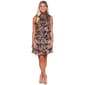 Womens MSK Sleeveless Ruffle Mock Neck Tier Fit & Flare Dress - image 1