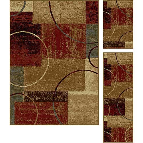 Tayse Elegance Tacoma 3pc. Area Rug Set - Multi - image 