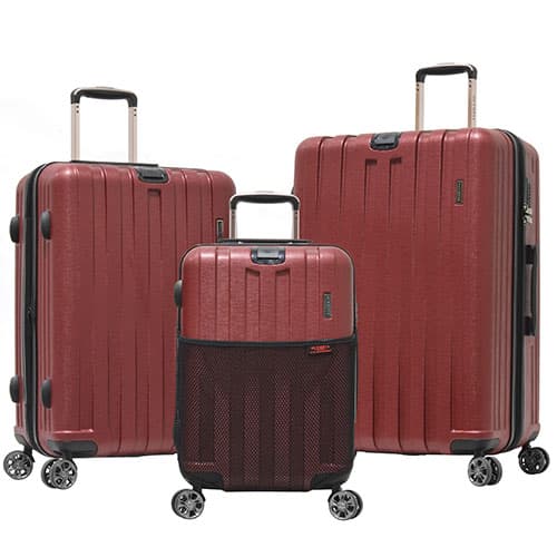 Olympia USA Sidewinder 3pc. Hardside Spinner Luggage Set