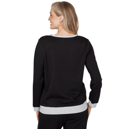 Womens Alfred Dunner Weekend Warrior Color Block Sweater