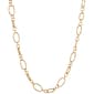 Design Collection Gold-Tone Oval & Round Link Chain Necklace - image 1