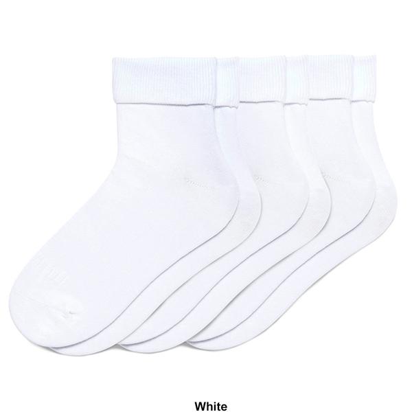 Womens HUE® 3pk. Bobby Mid Crew Socks