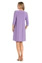 Womens R&M Richards Drape Jacket with Print Dress and Necklace - image 2