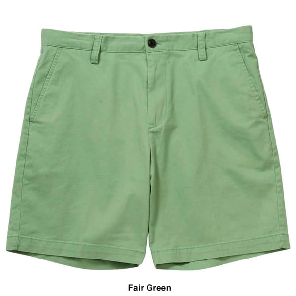 Mens Nautica Flat Front Stretch Deck Shorts