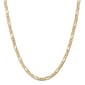 Mens Gold Classics&#40;tm&#41; 4.50mm. 14k Concave Open Figaro Necklace - image 1