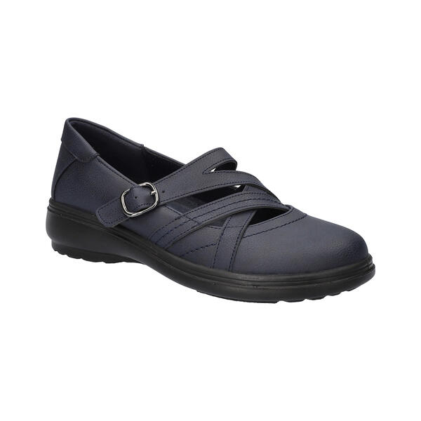Womens Easy Street Wise Asymmetrical Comfort Mary Jane Flats - image 