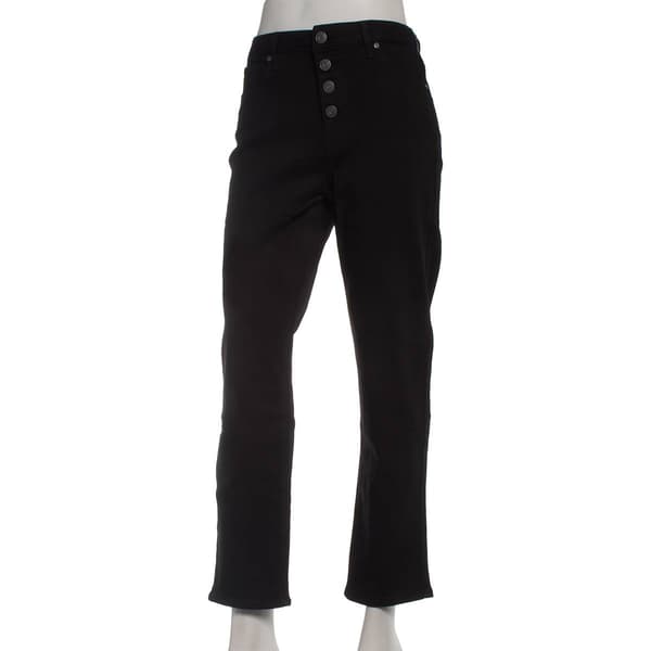 Womens Vintage United Four Button High-Rise Jeans