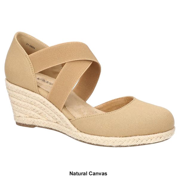 Womens Easy Street Pari Espadrilles Wedges Sandals