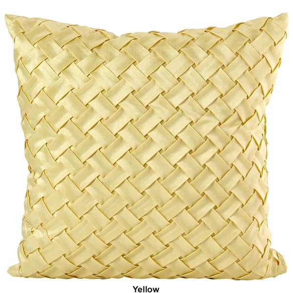 Spring Solid Dupioni Decorative Pillow