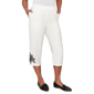 Womens Alfred Dunner Crowd Pleaser Floral Embroidered Relaxed Ca - image 1