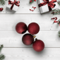Northlight 12ct. Shatterproof 4-Finish Christmas Ball Ornaments - image 2