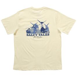 Mens Joe Marlin Salty Tales Fins T-Shirt