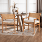 bali & pari Chatura Mahogany Wood 2pc. Dining Armchair Set - image 7