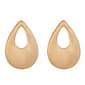 Gloria Vanderbilt Gold-Tone Open Teardrop Button Earrings - image 1