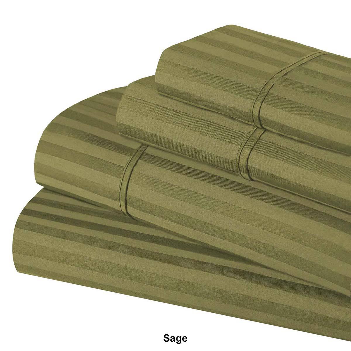 Superior Egyptian Cotton 300TC Striped Sheet Set