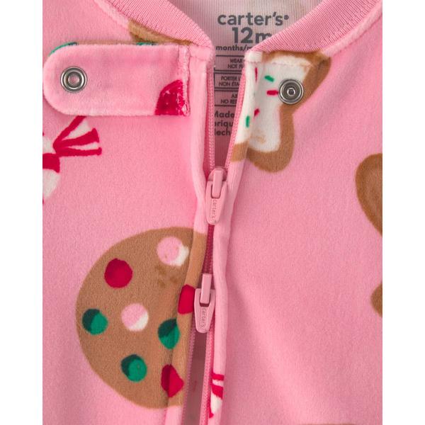 Baby Girl (12-24M) Carter''s® Christmas Gingerbread Footed Pajamas