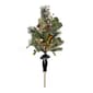 National Tree 28in. Swiss Chic Sprays Blue/Champagne - Set of 2 - image 1