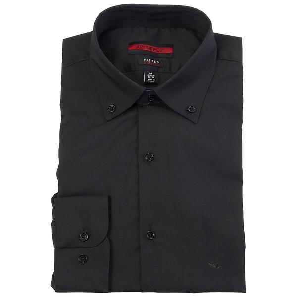 Mens Architect&#40;R&#41; Fitted Button Down Dress Shirt - Black - image 