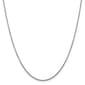 Gold Classics&#8482; 1.45mm. White Gold Diamond Cut Cable Anklet - image 2