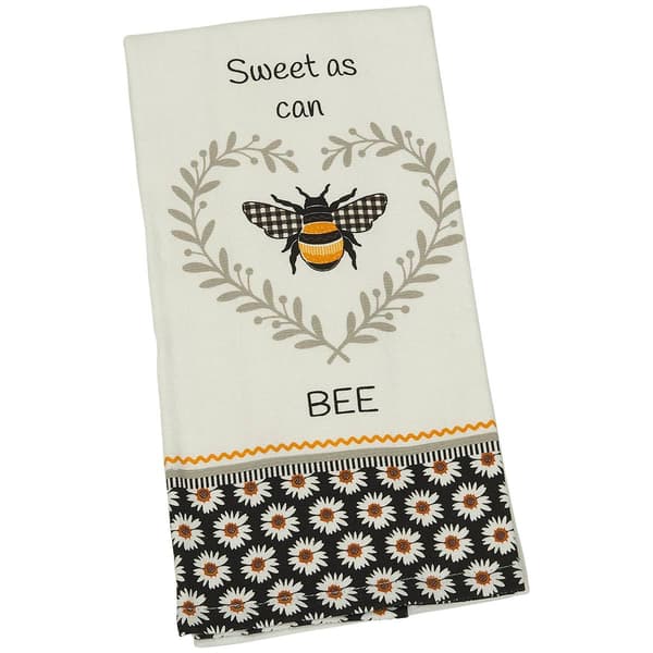 Essential Kitchen Sweet as Can Bee Kitchen Towel - image 