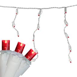 Northlight Seasonal 5.6ft. Red LED Icicle Christmas Lights