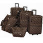 American Pemberly Buckles 5pc. Luggage Set - Brown - image 1
