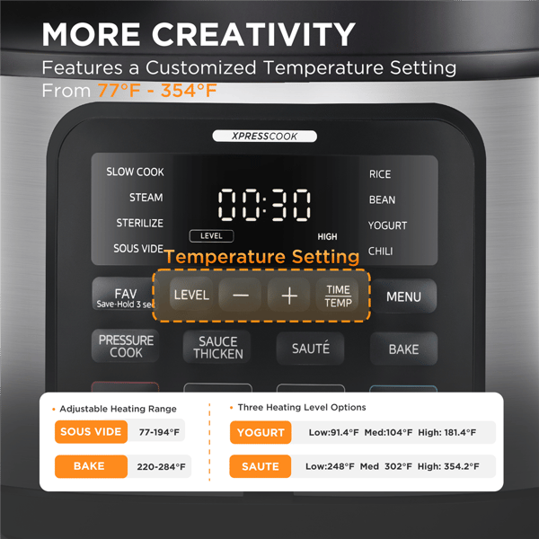 Midea 13-in-1 Xpress Widemax Multicooker