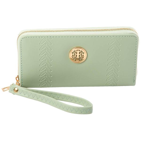 Sasha Braiding Zip Around Wallet - image 
