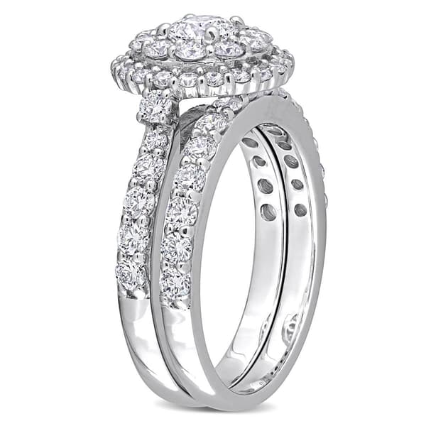 Eternally Yours 14kt. Gold 1 3/4ctw Lab Grown Diamond Ring Set