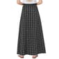 Petite NY Collection Tie Waist Weave Plaid Maxi Skirt - image 2