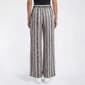 Womens Robert Louis Silky Side Tab & Button Stripe Wide Leg Pants - image 2
