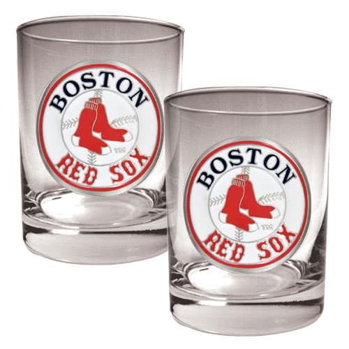 MLB Boston Red Sox 2pc. Rocks Glass Set - image 
