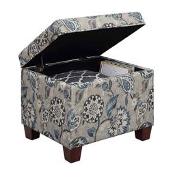 Convenience Concepts Madison Paisley Storage Ottoman
