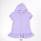 Girls &#40;7-16&#41; Pink Platinum Hooded Terry Swim Cover-Up - image 3