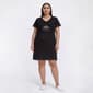 Plus Size Rene Rofe(R) Short Sleeve Purr-Fect Together Nightshirt - image 1