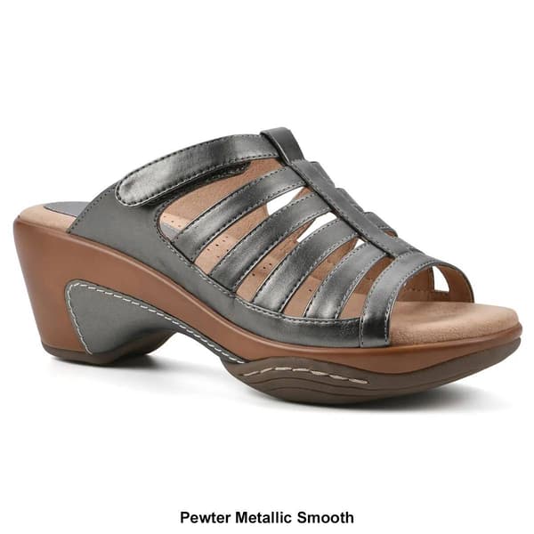 Womens White Mountain Valencia Slide Sandals