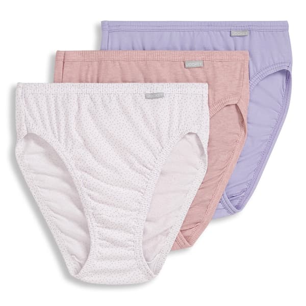 Womens Jockey Elace Qs Dots Brief Panties 1486 - image 