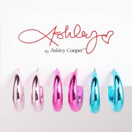Ashley 3pr. Metallic Hoop Earrings