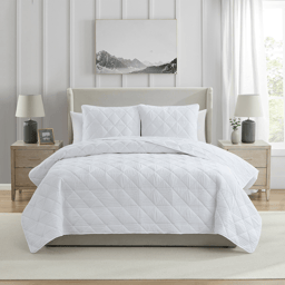 VCNY Home Lucy 3pc. Pinsonic Diamond Microfiber Quilt Set
