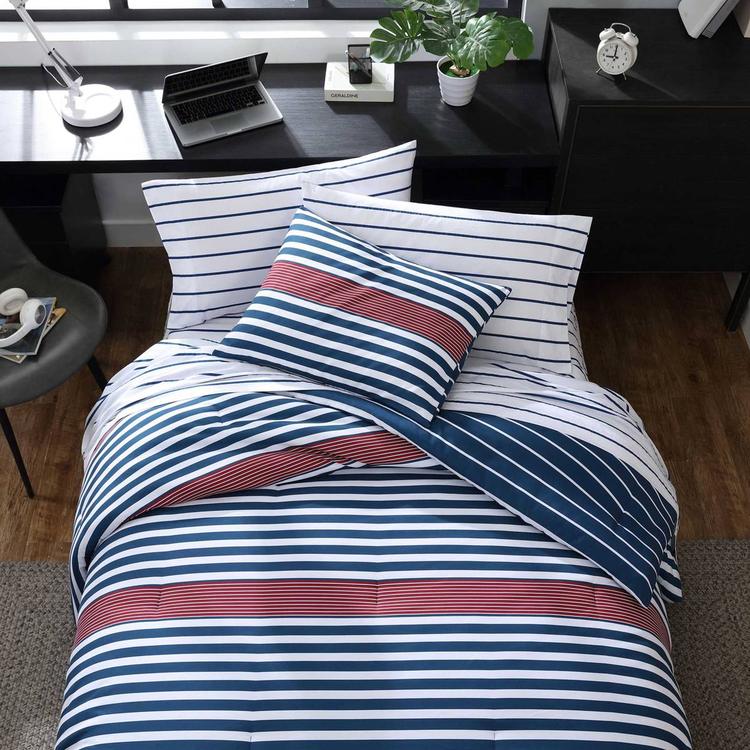 Nautica Kennedy Stripe Microfiber Comforter Set