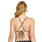Juniors Cyn & Luca Tess Triangle Whip Stitch Palm Print Swim Top - image 3