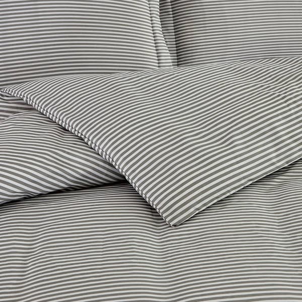 Bibb Home 1800 Series Oxford 3pc. Duvet Cover Set