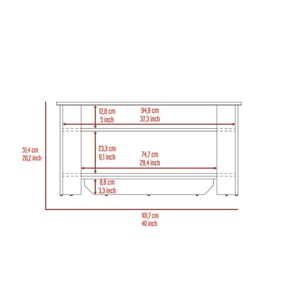 FM FURNITURE Daffodil Storage Table