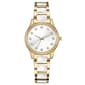 Womens Jones New York Gold/White Bracelet Watch - 14993G-42-H27 - image 1