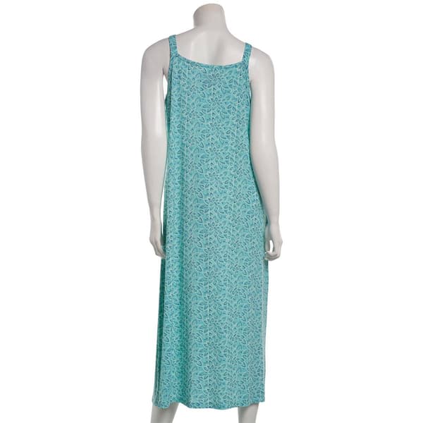 Womens MUK LUKS® Floral Geometric Knotted Strap Nightgowns