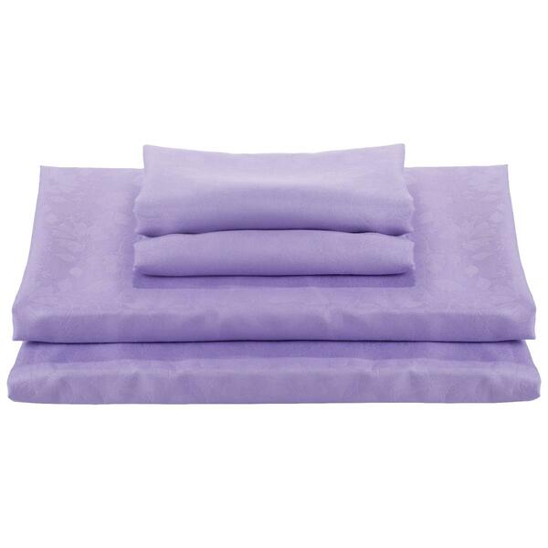 Hotel Suites Collection 6pc. AC Floral Embossed Sheet Set - image 
