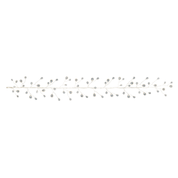 Melrose Crystal Teardrop Jewel Garland - Set of 2